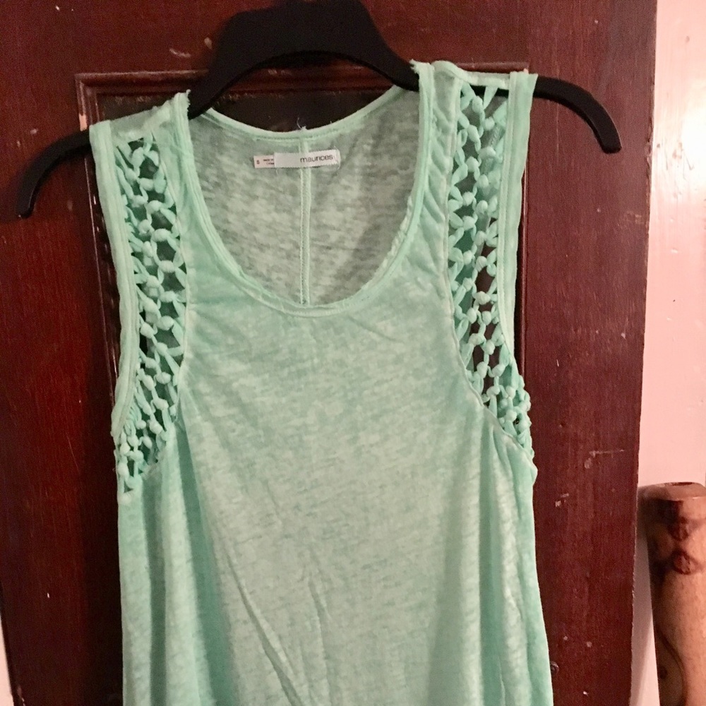 Seafoam Green Small Maurices Tank